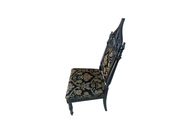 Vintage Cathedral pagoda style accent chair
