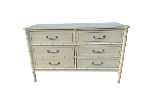 Henry Link Hali Bai Colection Faux Bamboo 6 drawers dresser