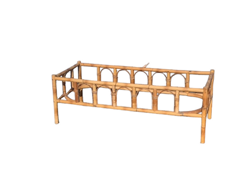 Bent Bamboo and rattan coffee table tropical style