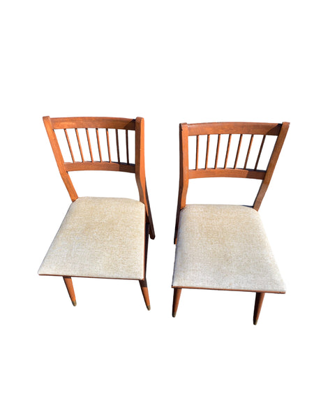 Craddock furniture Mid Century dining chairs a pair