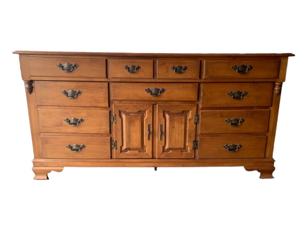 Tell City Chair Company Young Republic Solid Hard Rock Maple 12 drawer Dresser