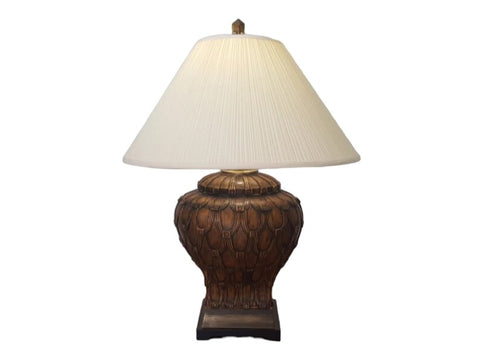 Messina Round brown Table Lamp Traditional