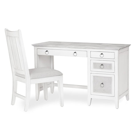 Captiva Island Desk & Chair Set Gray