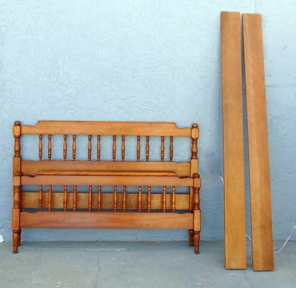 Cushman Colonial Creation Full size Bed frame with spindles.