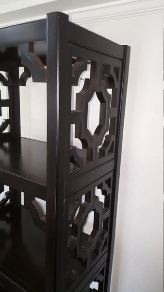 Thomasville Chinese Chippendale Etagere ready to be customized