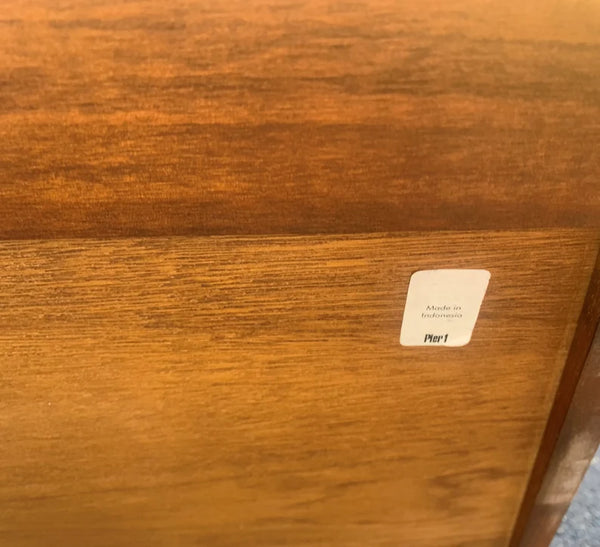 Pier 1 imports Pyramid collection wicker and wood 6 drawer dresser