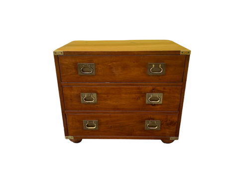 Henredon "Regiment" Campaign Style Bachelor chest 3 drawers