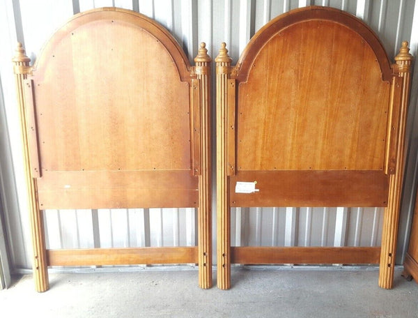 Tommy Bahama Beach House Belle Isle Bamboo Split Twin Headboards with Finials