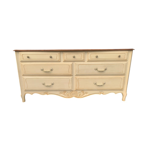 Ethan Allen legacy birch french country dresser 7 drawers