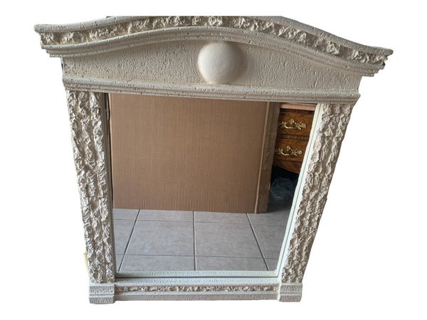 Postmodern Style Faux Mactan Stone Wall Dresser Mirror