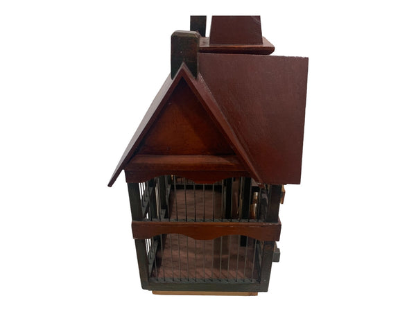 Vintage Victorian Architectural Style Birdhouse Aviary Wood