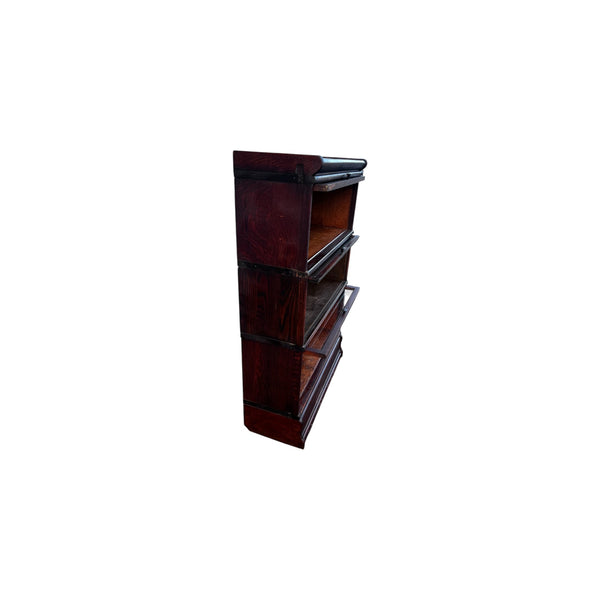 Vintage Macey Furniture 3 Stack Lawyer's Bookcase