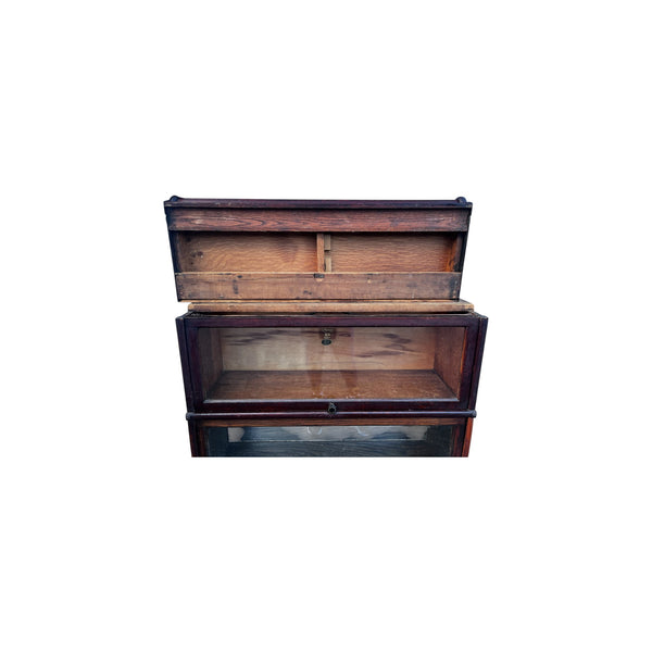 Vintage Macey Furniture 3 Stack Lawyer's Bookcase