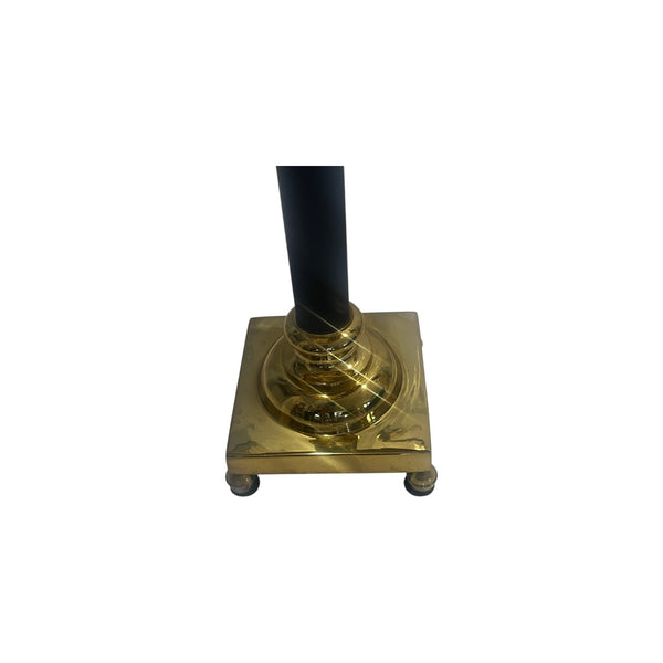 Decorative Crafts Brass empire table lamp with brass shade.