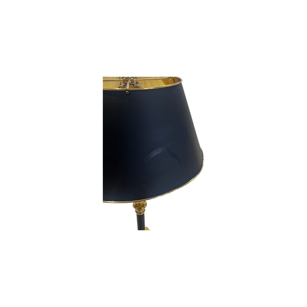 Decorative Crafts Brass empire table lamp with brass shade.