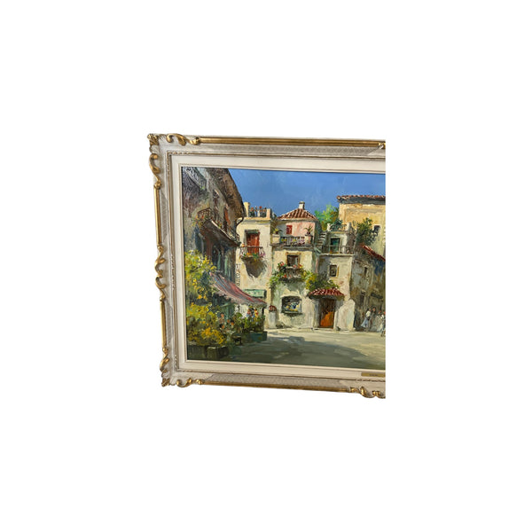 Ernst F Karger ( Austrian 1902-1968) Impressionist Oil on Canvas Painting