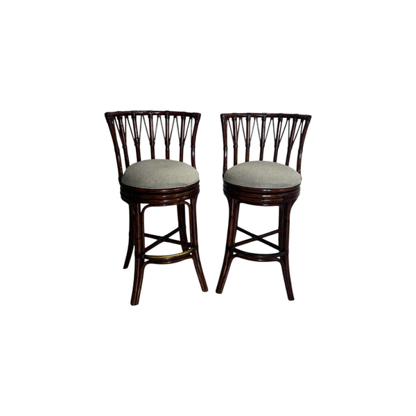 Tommy Bahama Island Estate South Beach Swivel Counter Stools A Pair