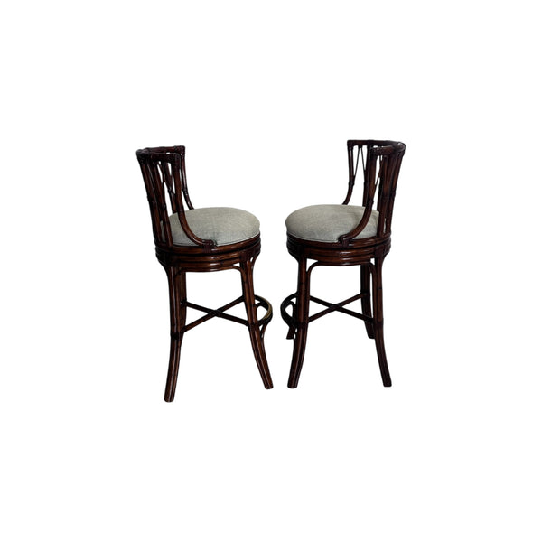 Tommy Bahama Island Estate South Beach Swivel Counter Stools A Pair