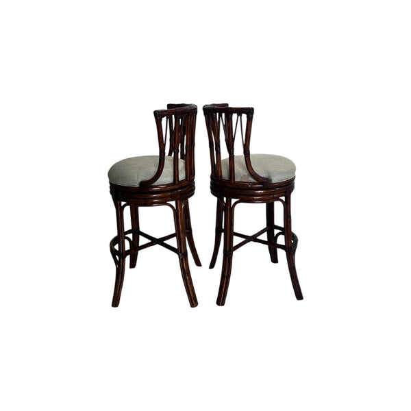 Tommy Bahama Island Estate South Beach Swivel Counter Stools A Pair