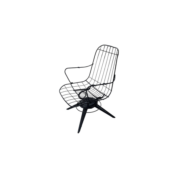 Mid Century Modern Homecrest Wire Patio Rocking Chair