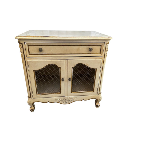 Kindel French Shabby Chic Painted Large Nightstands Side End Tables a pair