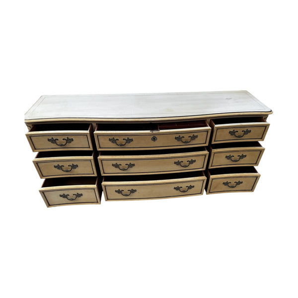 Kindel French Shabby Chic 9 drawers large dresser