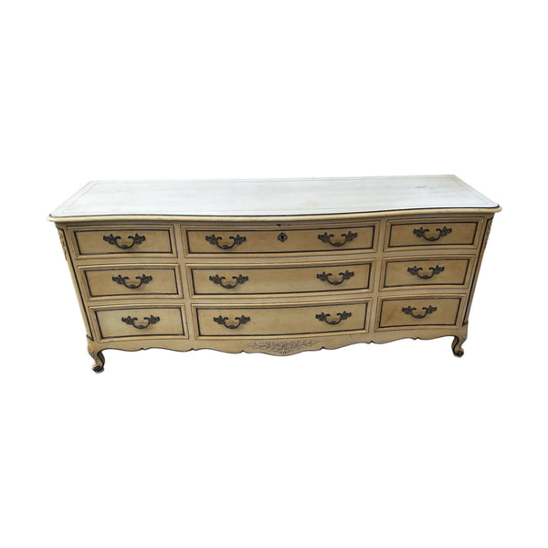 Kindel French Shabby Chic 9 drawers large dresser