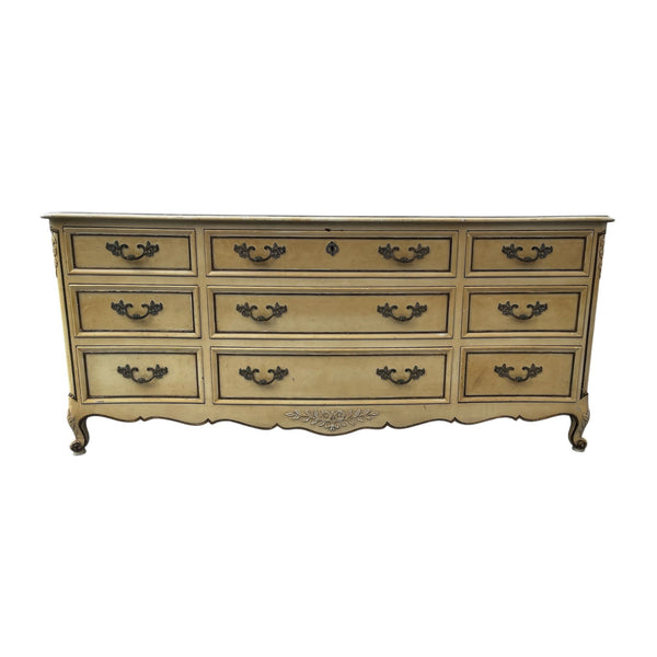 Kindel French Shabby Chic 9 drawers large dresser