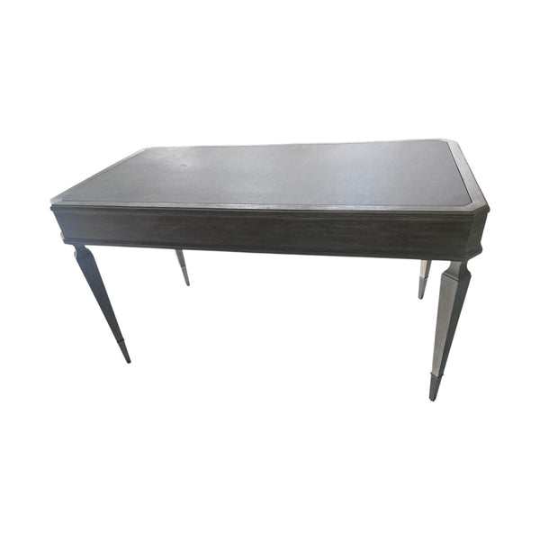 Sligh Greystone Chloe 3-Drawer Writing Desk with Faux Leather Top with chair