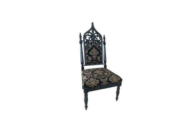 Vintage Cathedral pagoda style accent chair