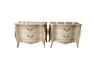 Vintage French Provincial Heritage "Adriana" Nightstands - a Pair