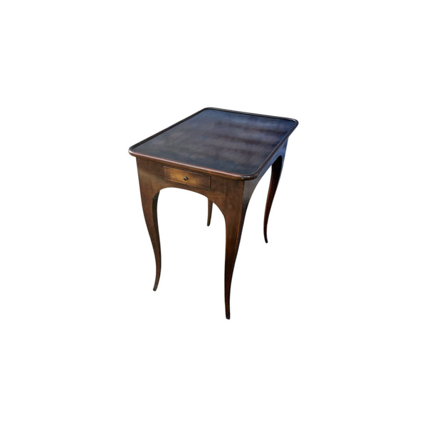 Antique French Country Style Wooden Side Table one drawer