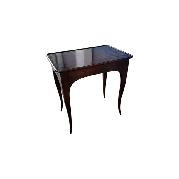 Antique French Country Style Wooden Side Table one drawer