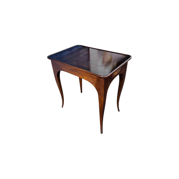 Antique French Country Style Wooden Side Table one drawer