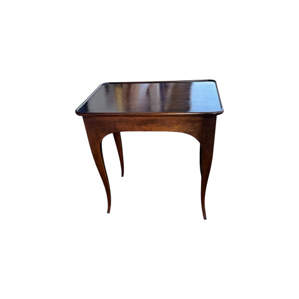 Antique French Country Style Wooden Side Table one drawer
