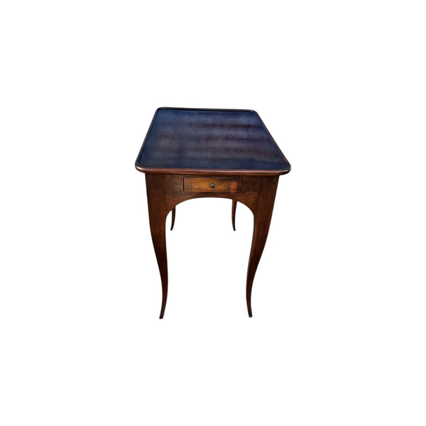 Antique French Country Style Wooden Side Table one drawer