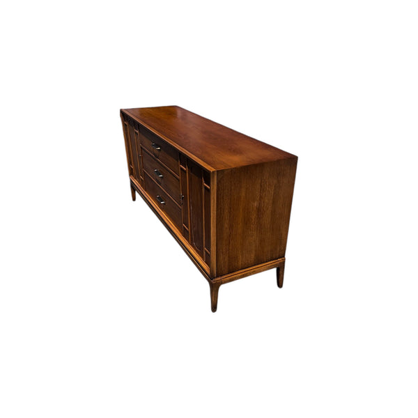Mid Century Modern Walnut Credenza by Halle Bros