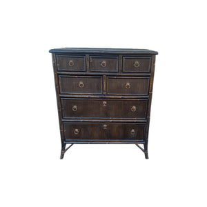 Tommy Bahama Chest of drawers split bamboo pencil reed