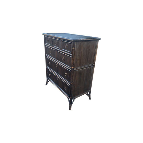 Tommy Bahama Chest of drawers split bamboo pencil reed