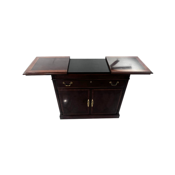 Drexel Mahogany Expandable Server Cabinet