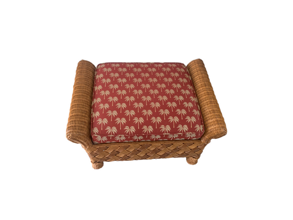 Palecek BIG DADDY Rattan Wicker Oversized Ottoman