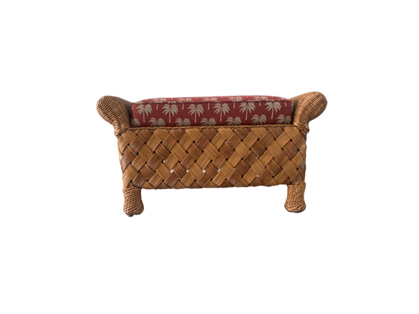 Palecek BIG DADDY Rattan Wicker Oversized Ottoman