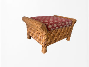 Palecek BIG DADDY Rattan Wicker Oversized Ottoman