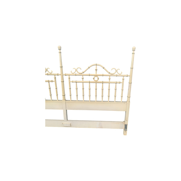 Drexel Kensington Faux Bamboo Fretwork King Size Headboard Chinese Chippendale