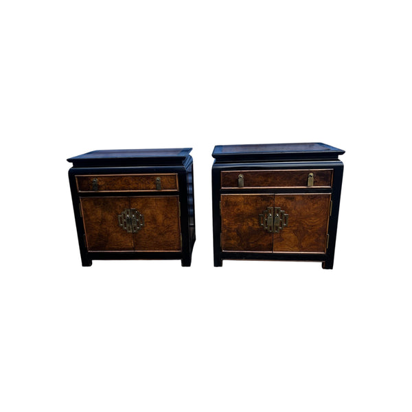 Chin Hua Nightstands Cabinet by Raymond K Sabota for Century Furniture a Pair