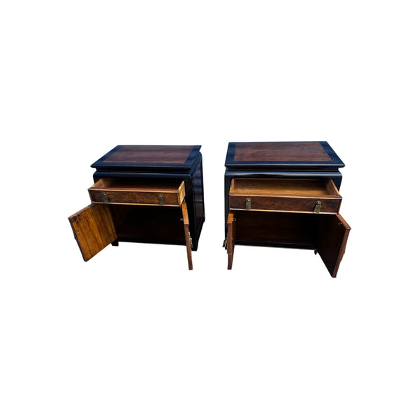 Chin Hua Nightstands Cabinet by Raymond K Sabota for Century Furniture a Pair