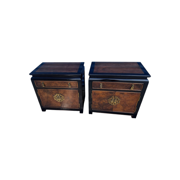 Chin Hua Nightstands Cabinet by Raymond K Sabota for Century Furniture a Pair