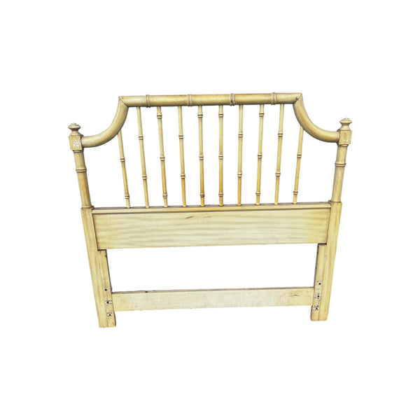 Thomasville TWIN Size Headboards Faux Bamboo Coastal Regency Glam