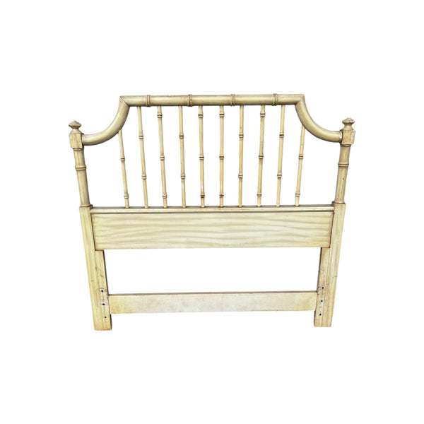 Thomasville TWIN Size Headboards Faux Bamboo Coastal Regency Glam