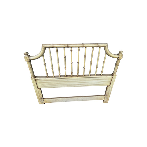 Thomasville TWIN Size Headboards Faux Bamboo Coastal Regency Glam